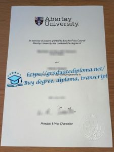 Abertay University diploma