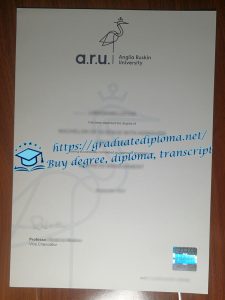 Anglia Ruskin University diploma