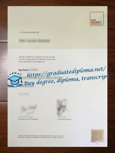 Arts University Bournemouth diploma