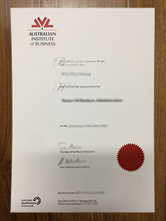 Australian Institute of Business diploma