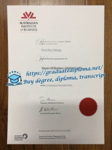 Australian Institute of Business diploma