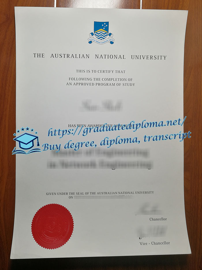 Australian National University diploma