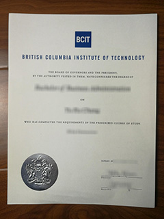 BCIT certificate