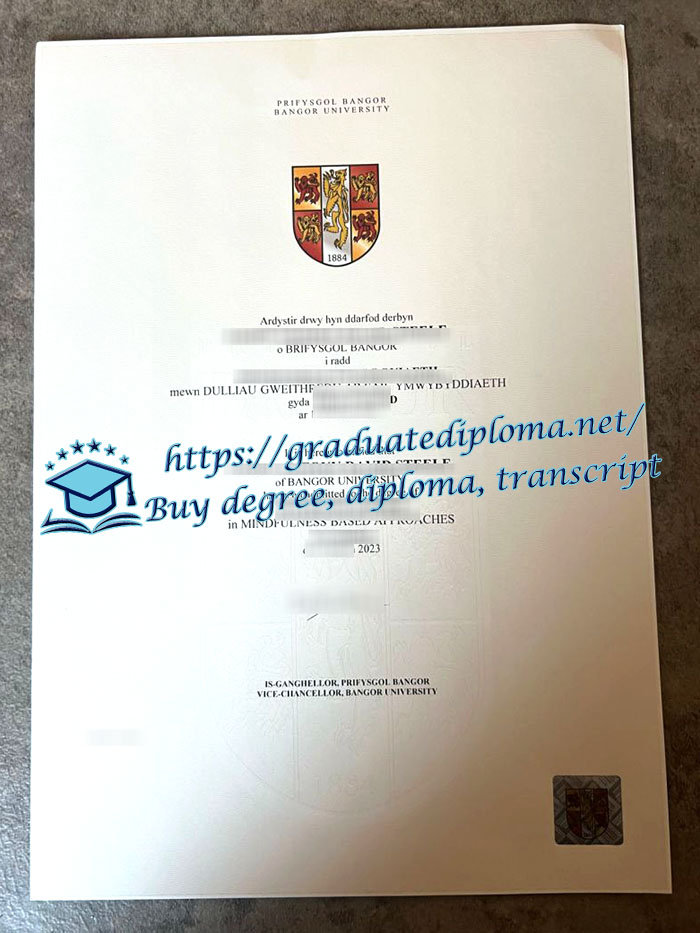 Bangor University diploma