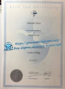 Bath Spa University diploma
