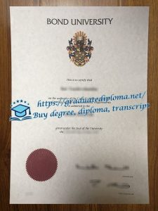 Bond University diploma