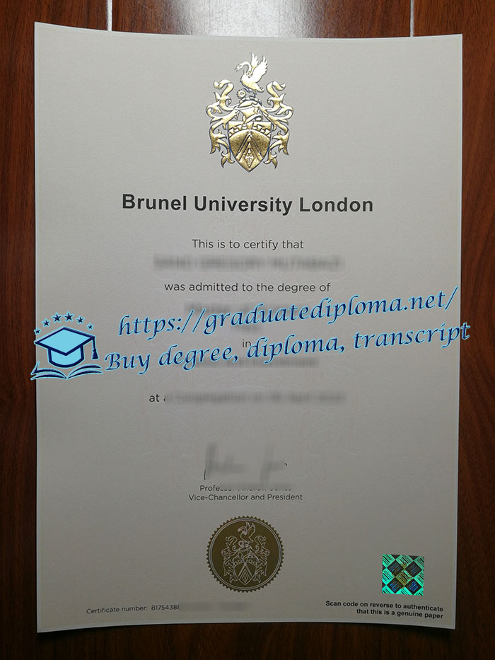 Brunel University London diploma