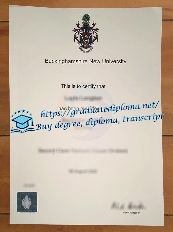 Buckinghamshire New University diploma