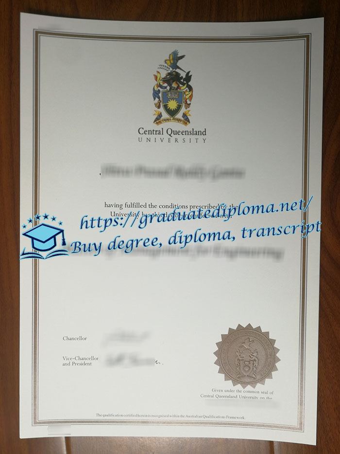 Central Queensland University diploma