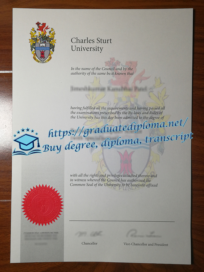 Charles Sturt University diploma