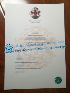 De Montfort University diploma