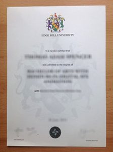 Edge Hill University degree
