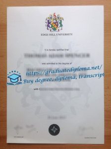 Edge Hill University diploma