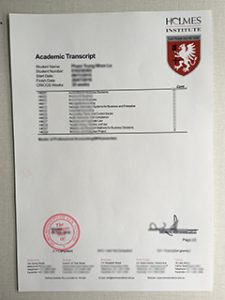 Holmes Institute transcript