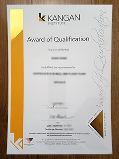 Kangan Institute certificate