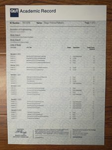 Queensland University of Technology transcript