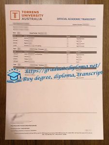 Torrens University Australia transcript
