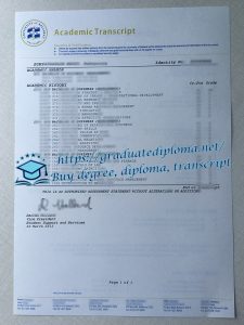 University of Ballarat transcript