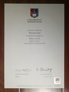 University of Birmingham degree