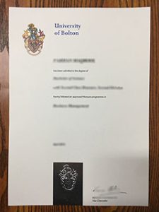 University of Bolton degree
