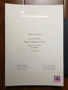 University of Brighton degree