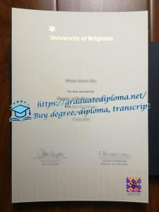 University of Brighton diploma