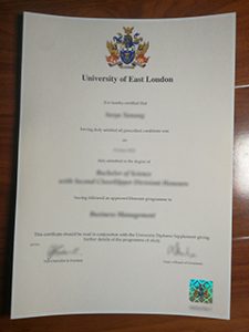 University of East London degree