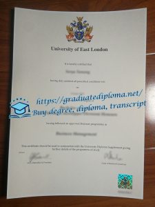 University of East London diploma