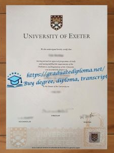 University of Exeter diploma
