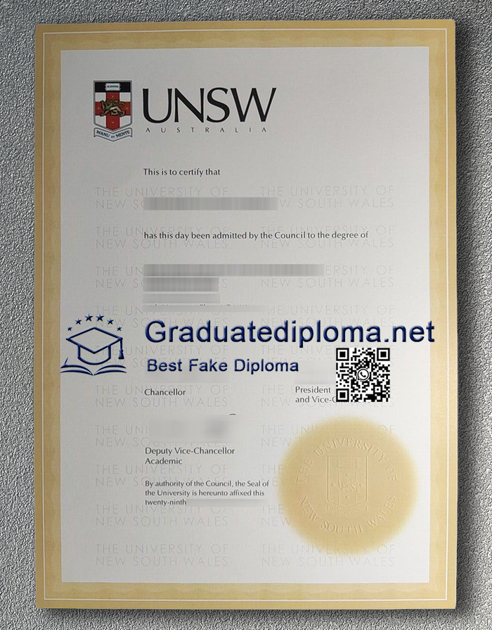 University of New South Wales diploma
