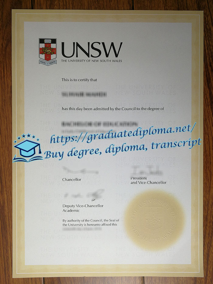 University of New South Wales diploma