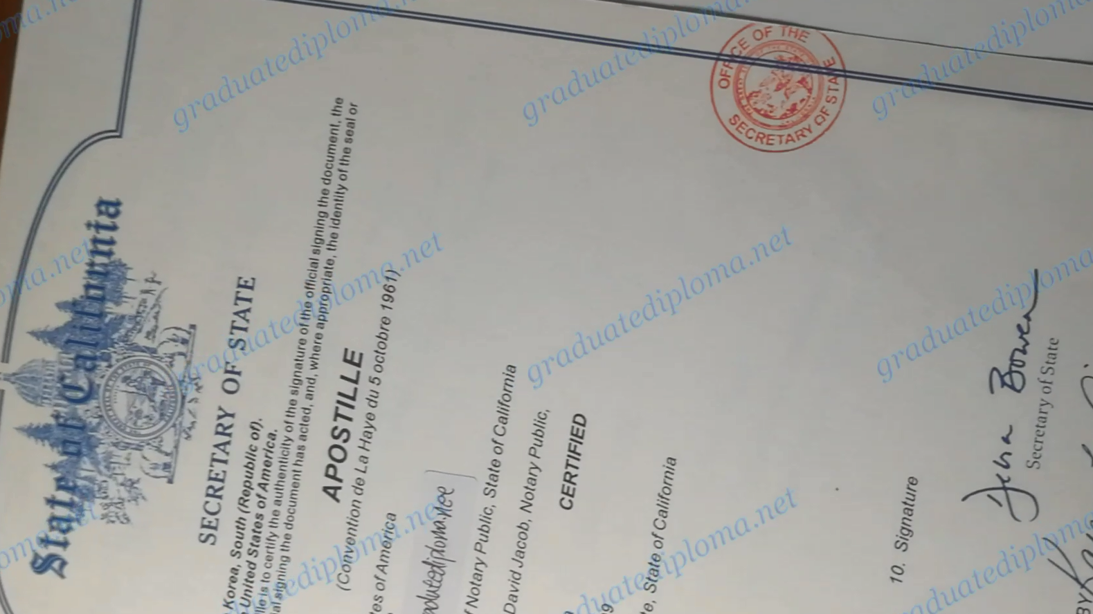fake certificate online