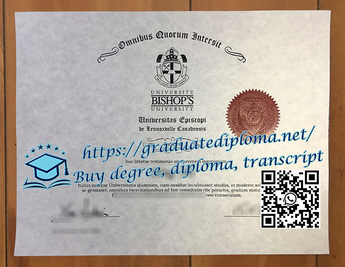 Bishop’s University diploma