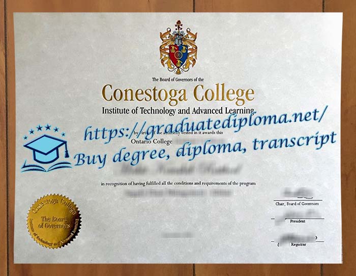 Conestoga College diploma