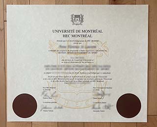 HEC Montréal degree