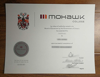 Mohawk College certificate