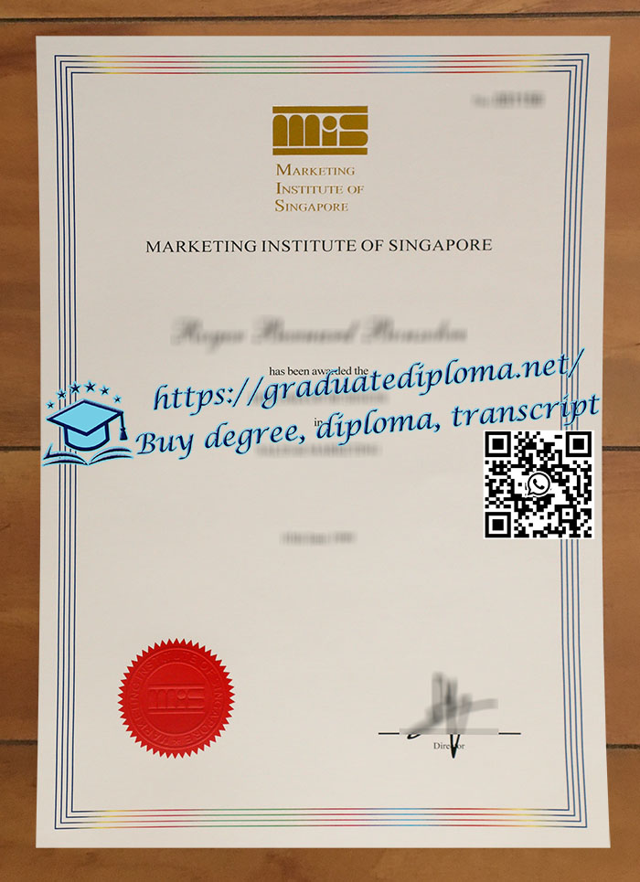 Marketing Institute of Singapore diploma