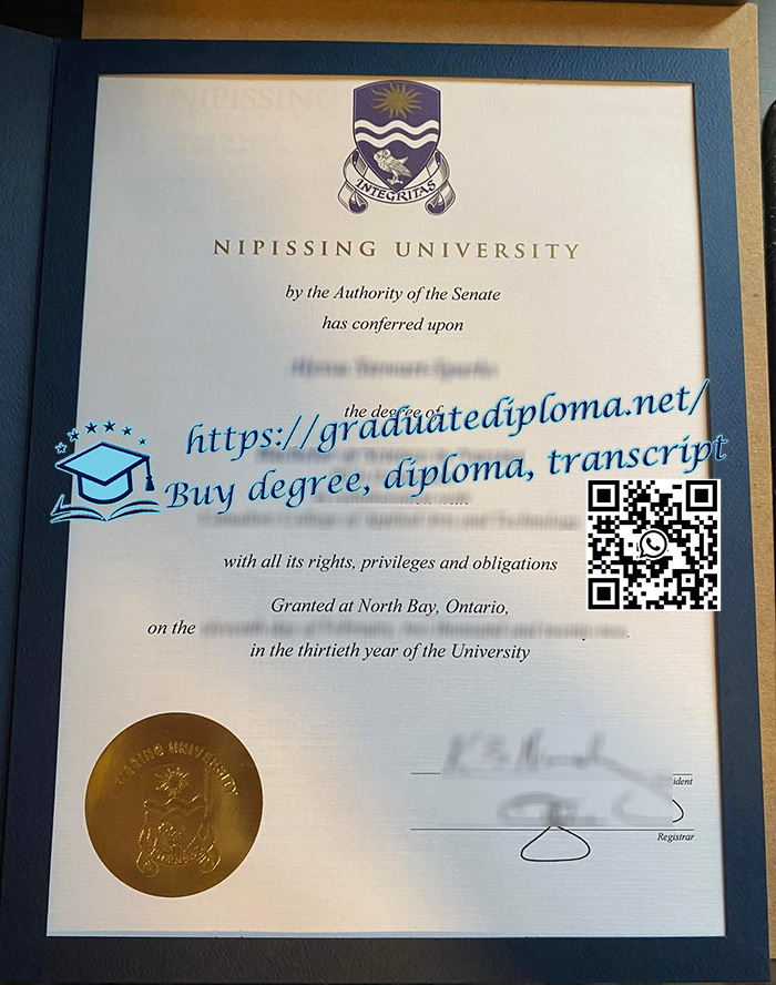Nipissing University diploma