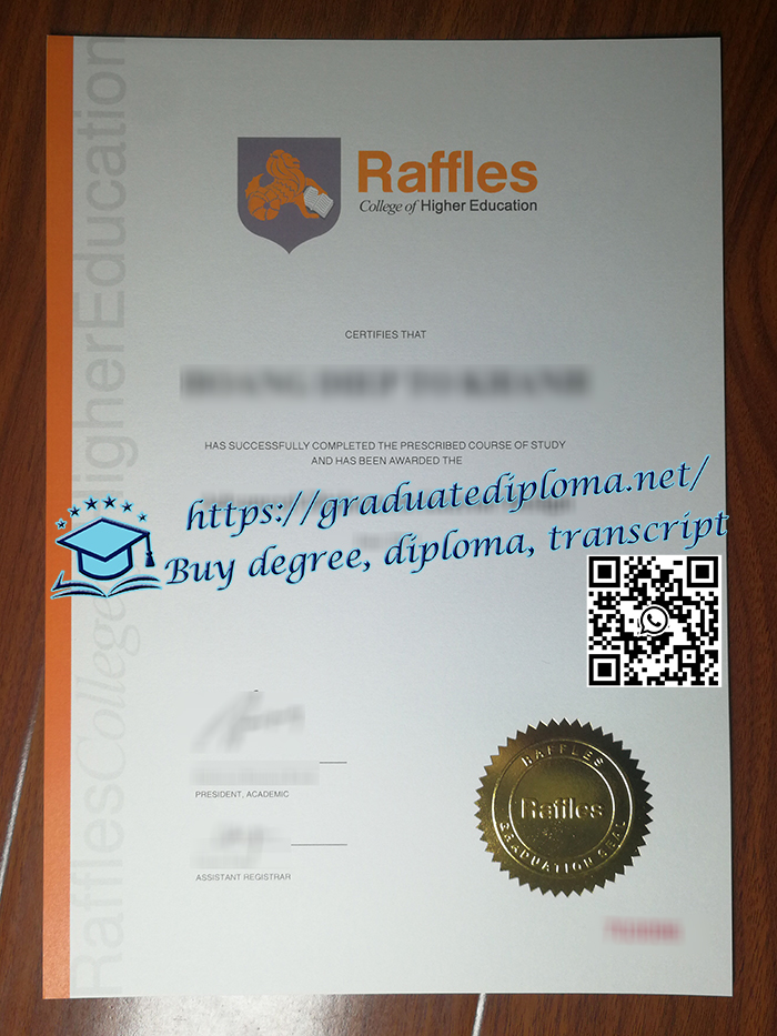 Raffles College of Higher Education diploma