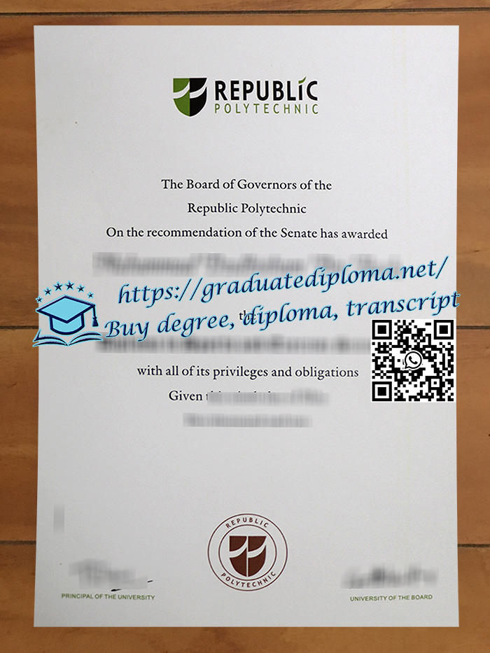 Republic Polytechnic diploma