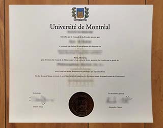Université de Montréal degree