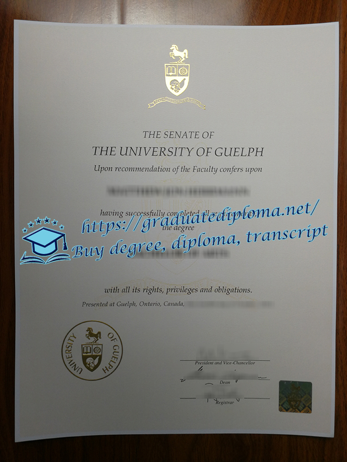 University of Guelph diploma