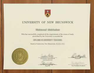 University of New Brunswick degree
