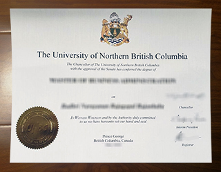 University of Northern British Columbia degree