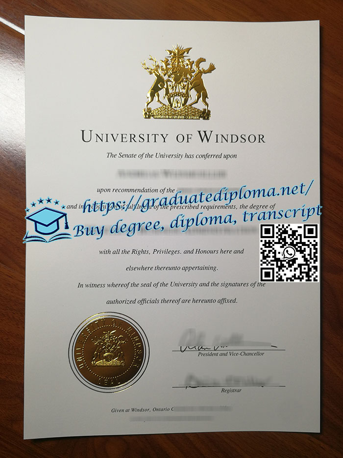 University of Windsor diploma