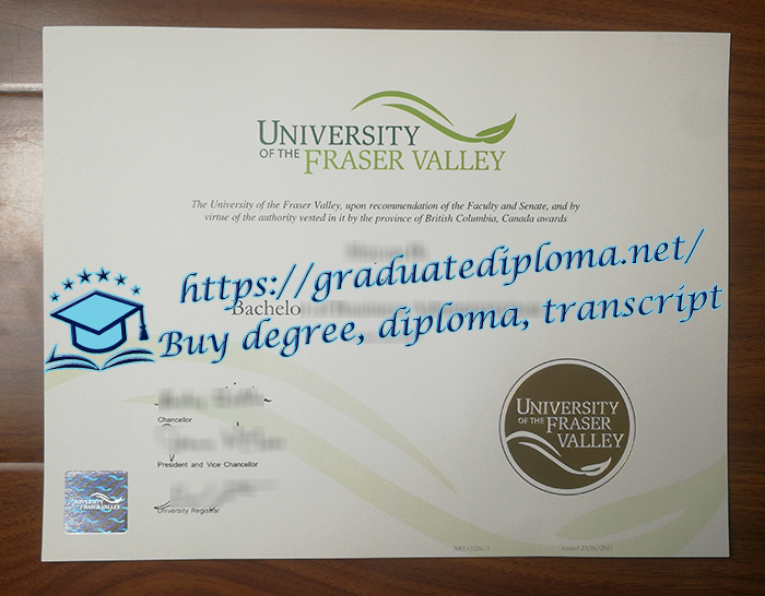 University of the Fraser Valley diploma
