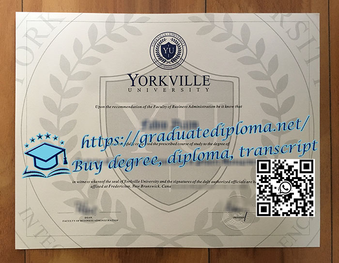 Yorkville University diploma