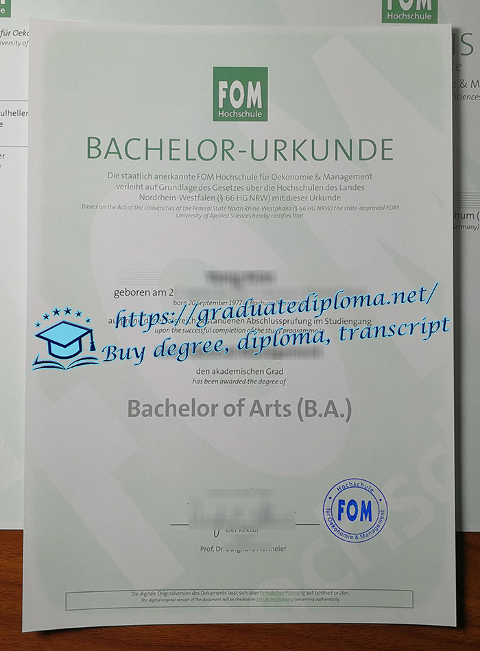 FOM University diploma