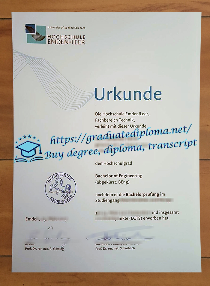 Hochschule Emden/Leer diploma