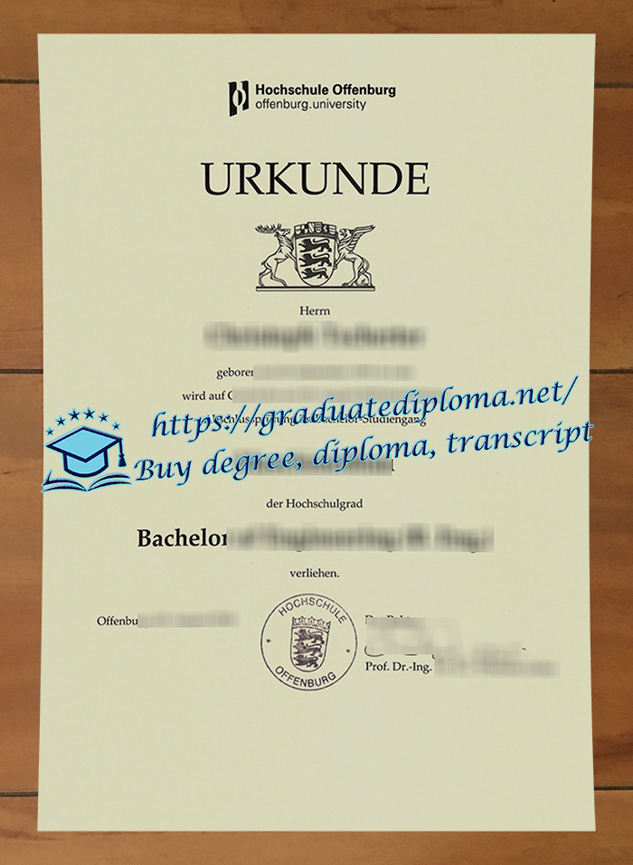 Hochschule Offenburg diploma